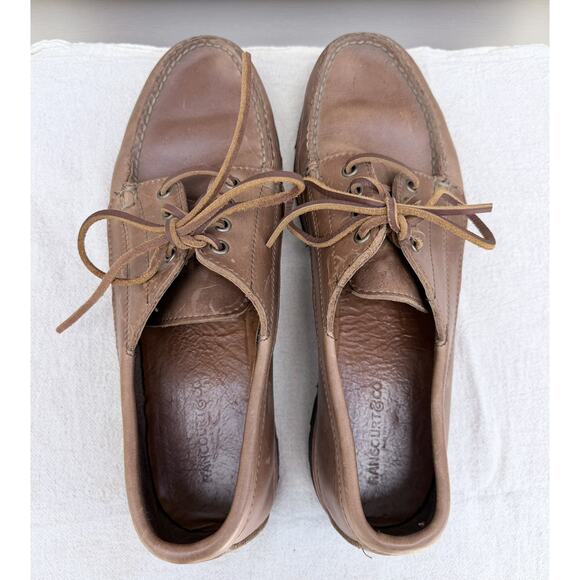 Rancourt & Co. Baxter Ranger Moc Shoe Heritage Natural Made in USA 12 D EUC main image 12